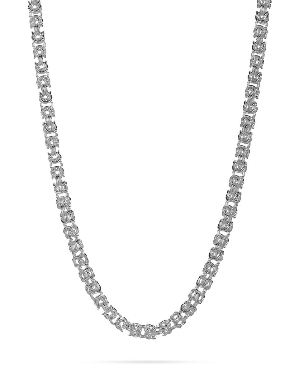 925 Sterling Silver Byzantine Chain 5mm