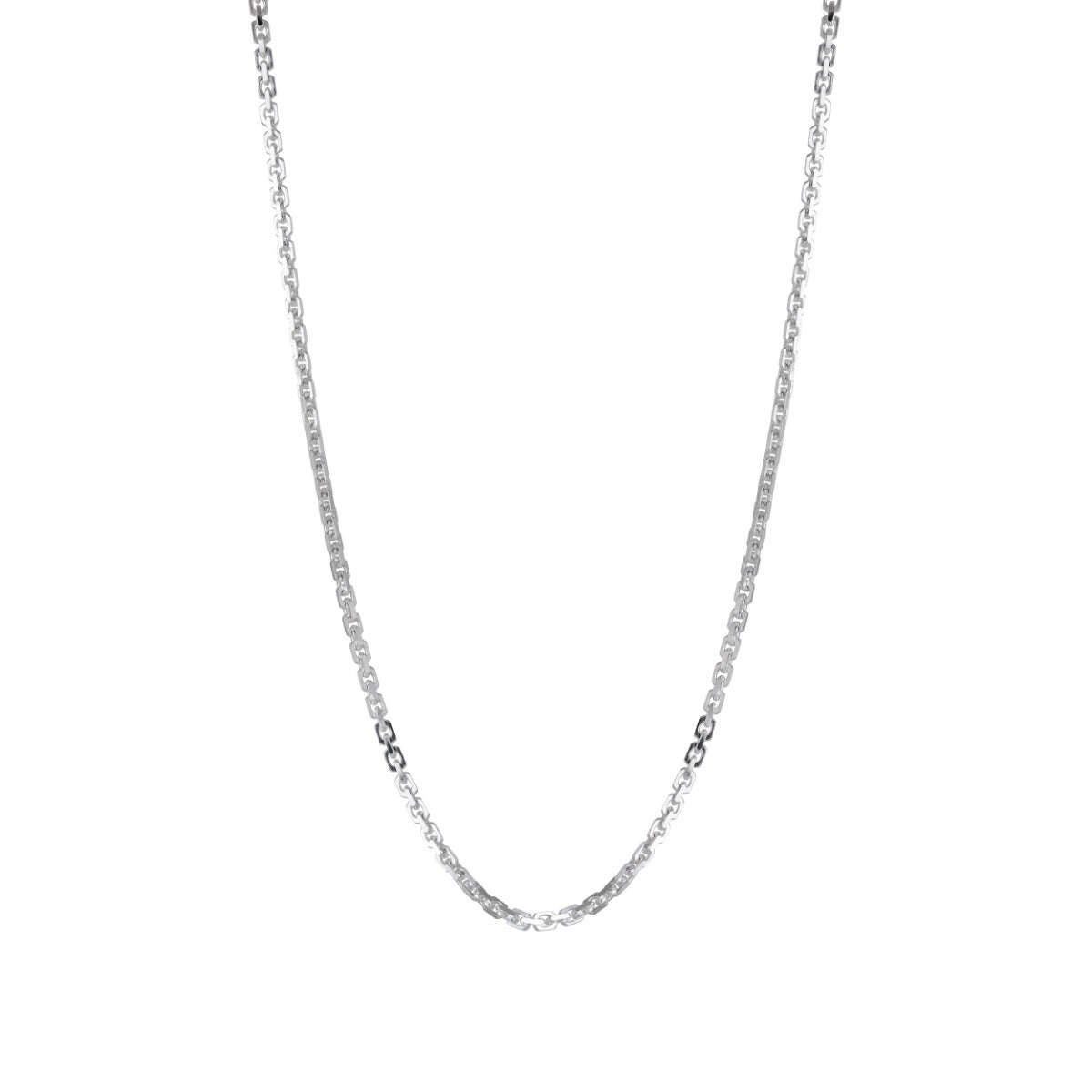 Sterling Silver 925 flat oval Rolo chain 2.9mm
