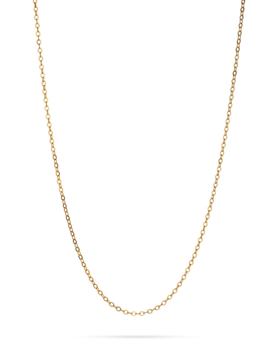 Yellow Gold Filled Oval Flat Cable Chain 2.5x1.5x0.6mm