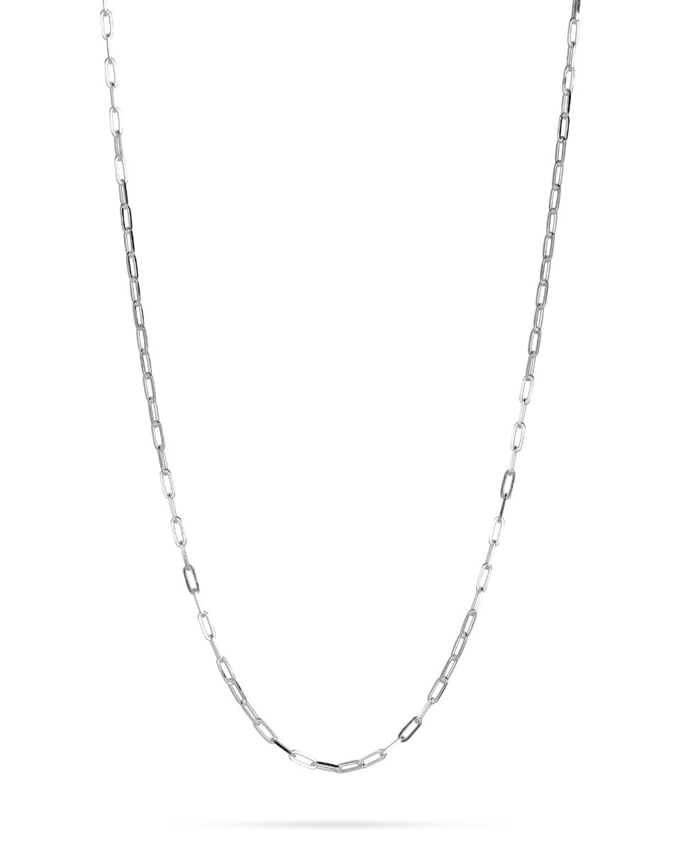 925 Sterling Silver Oval Rolo Chain 2.56 X 7.05 mm
