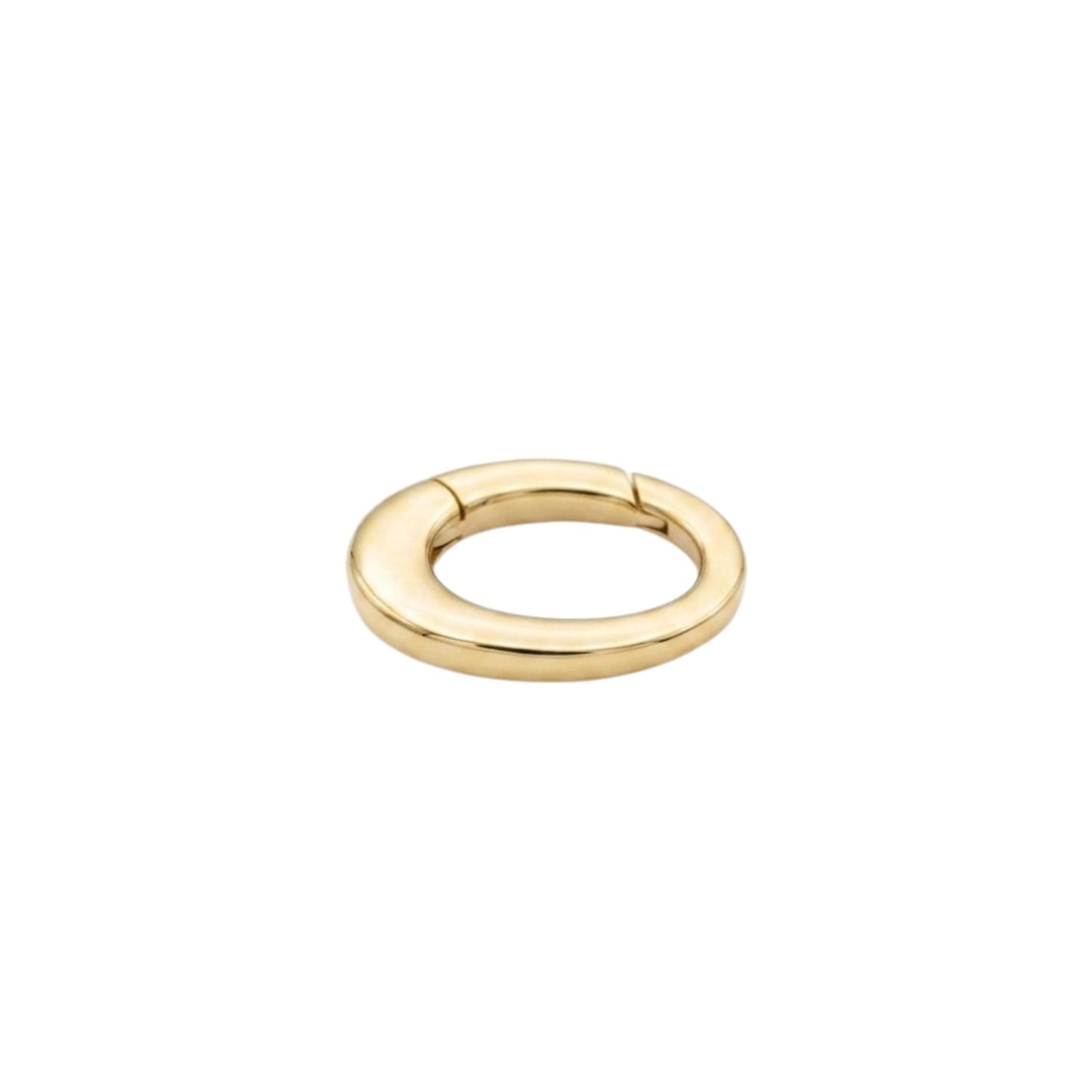 14K Yellow Gold Oval Lobster Clasp 10.8 mm MS100A25
