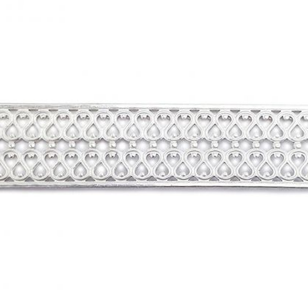 935 Silver Gallery Pattern Strip 3252