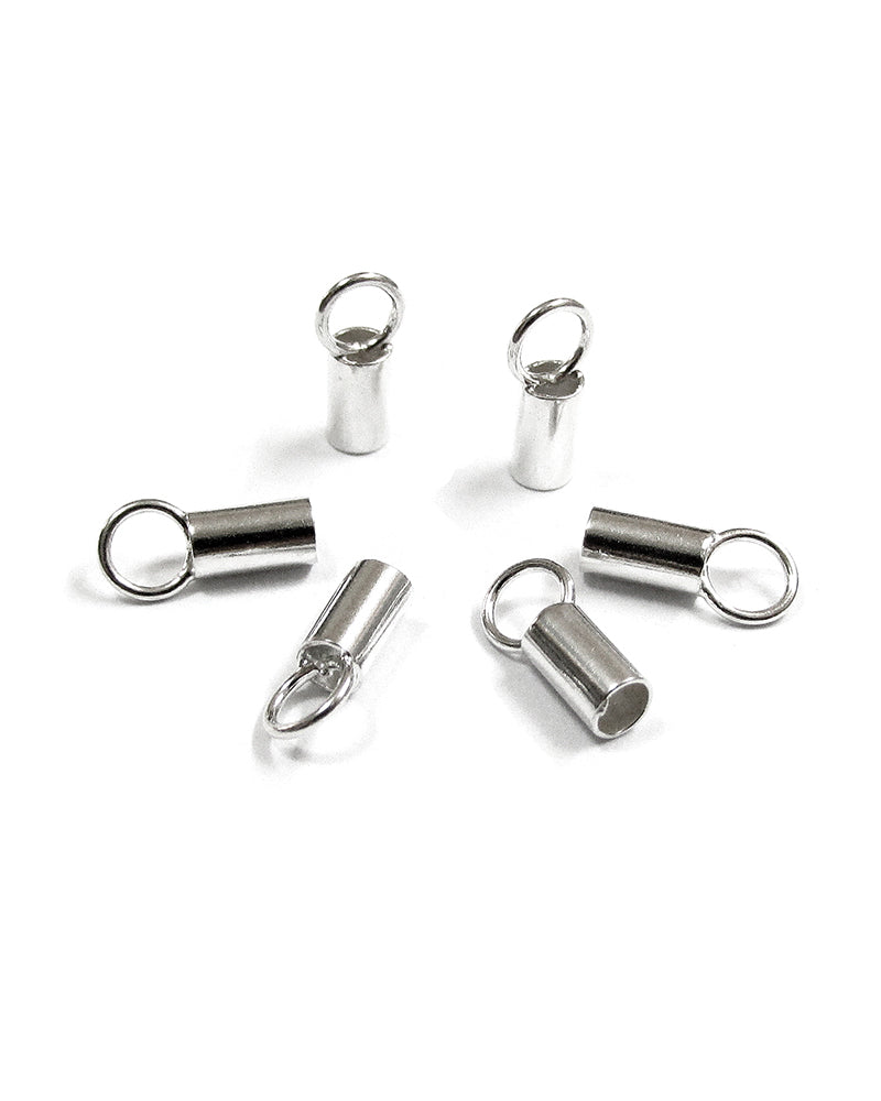 Sterling Silver 1.8/5mm End Caps