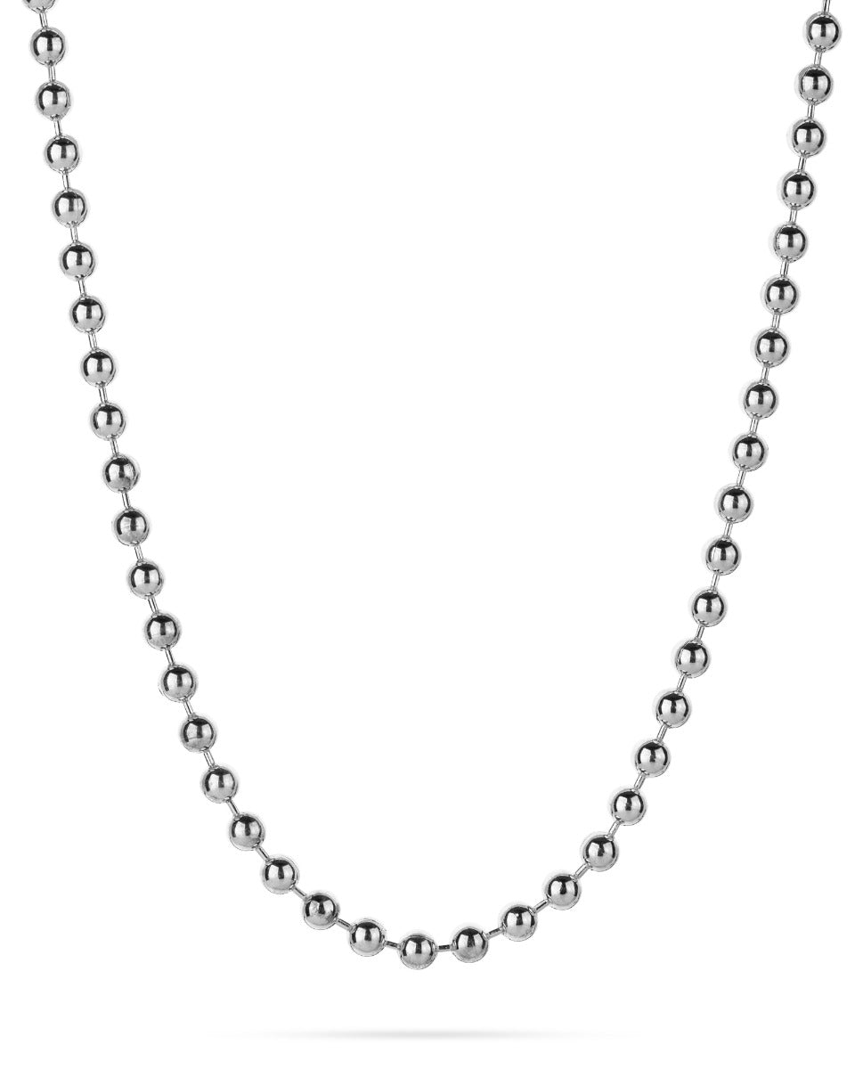 925 Sterling Silver Bead Chain 5mm