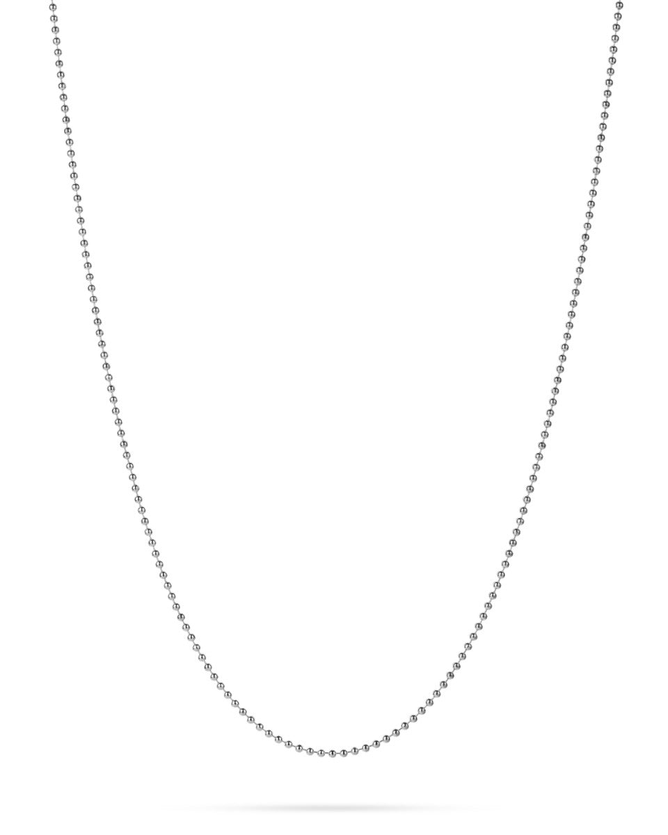 925 Sterling Silver Bead Chain 1.5mm