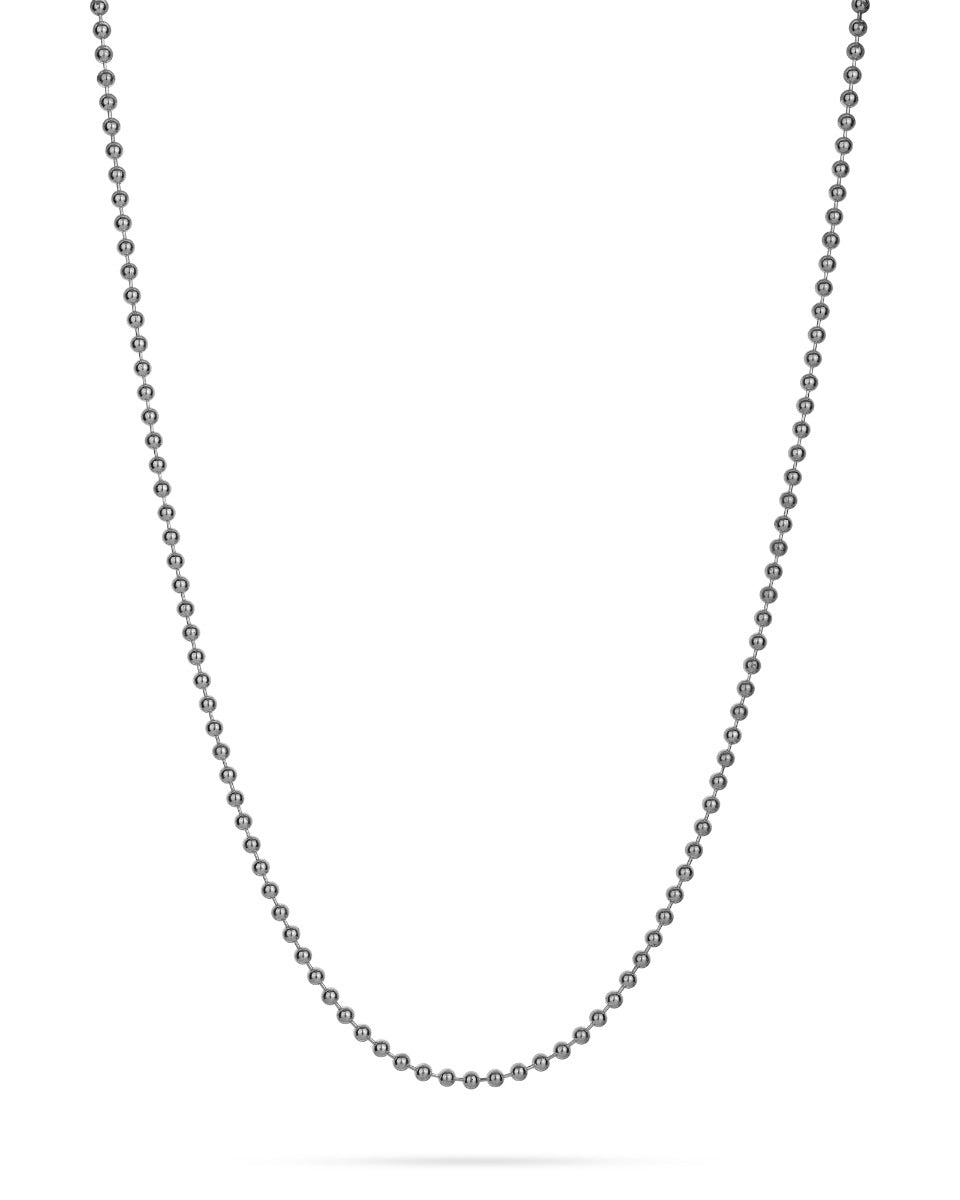 925 Sterling Silver Ball Bead Chain 2.5mm