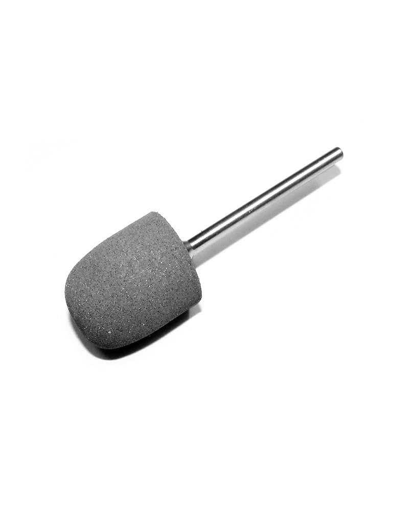 Rubber Burrs Grey On Shank- Coarse