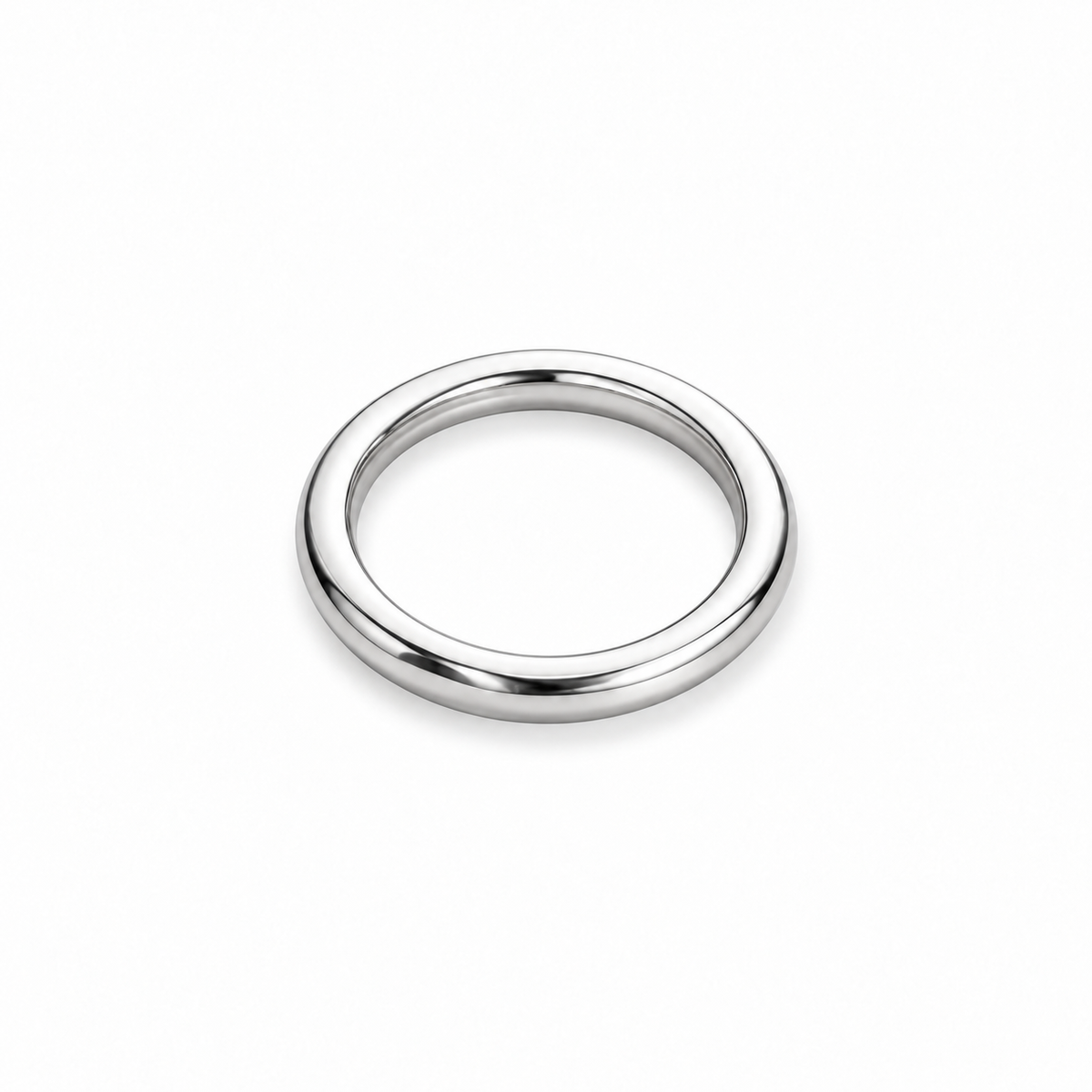 14K White Gold Closed Jump Ring 2.49mm