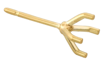 Settings/Earrings Settings/4 Prong Martini Stud