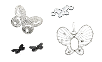 Jewelry Findings/Pendants/Butterflies
