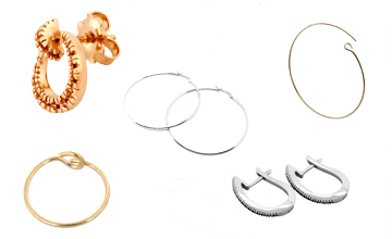 Finished Jewelry/Earrings/Hoop