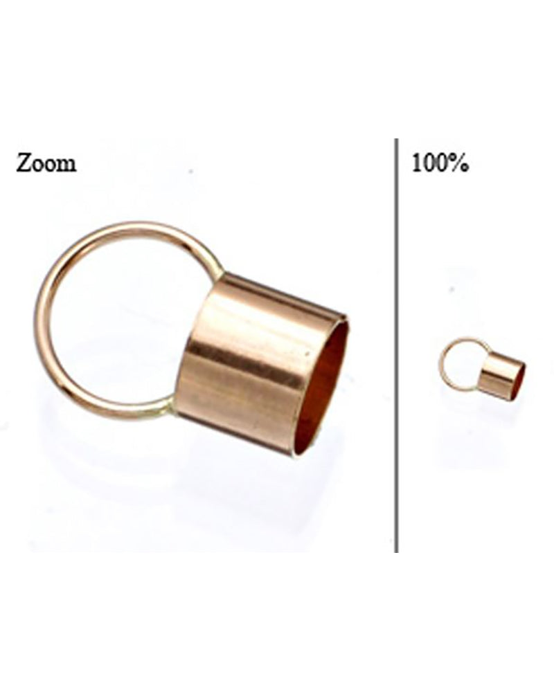 Rose Gold Filled End Cap 5.6mm (Length: 5mm)