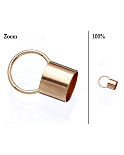 Rose Gold Filled End Cap 5.6mm (Length: 5mm)