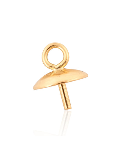 14K Yellow Gold Cup&Peg W/Ring 5mm (96905-0200-000)