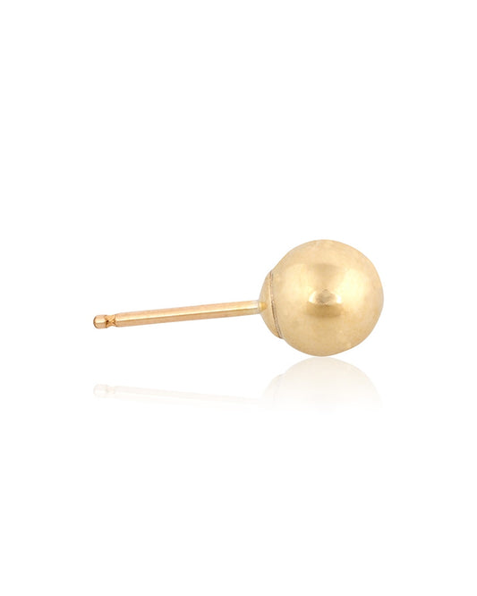 Yellow Gold Filled Ball Earring 7mm