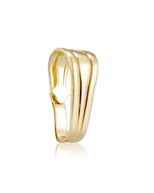 14K Yellow Gold Locket Bail 7mm