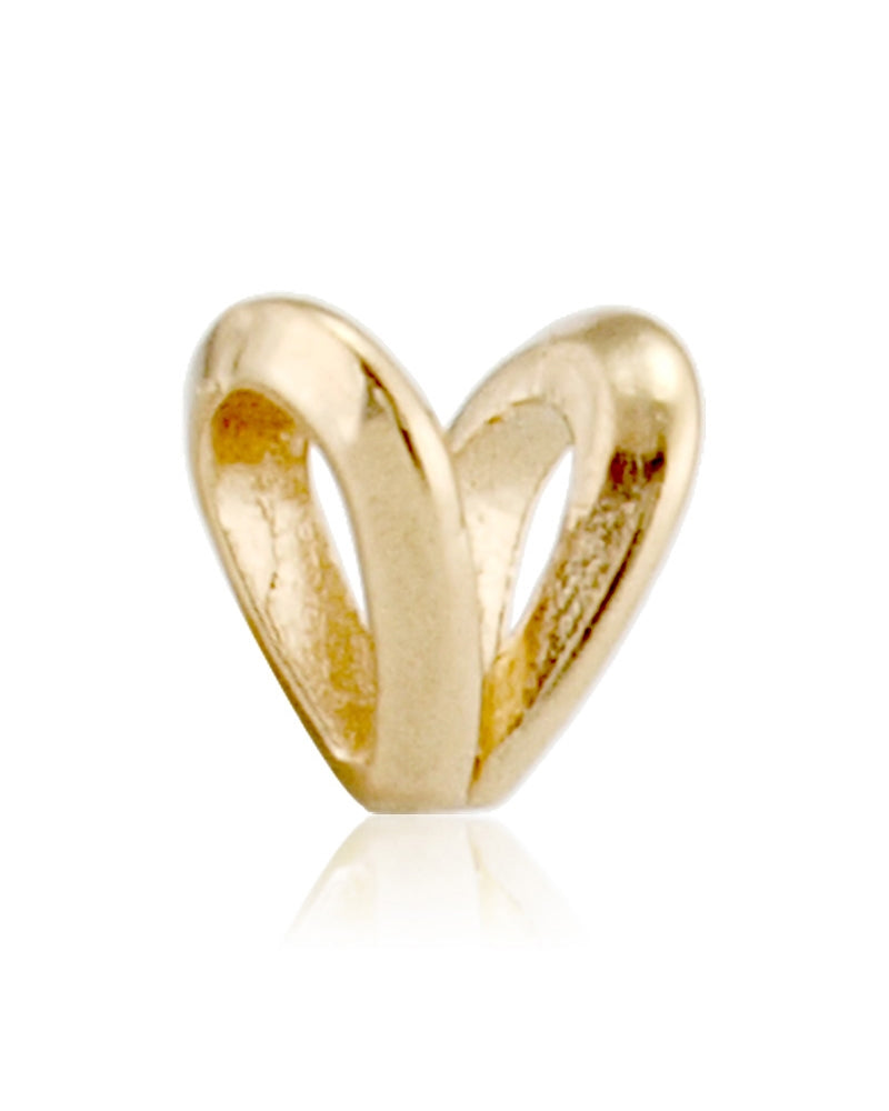 14K Yellow Gold Knife Edge "V" Cast Bail 4.5mm