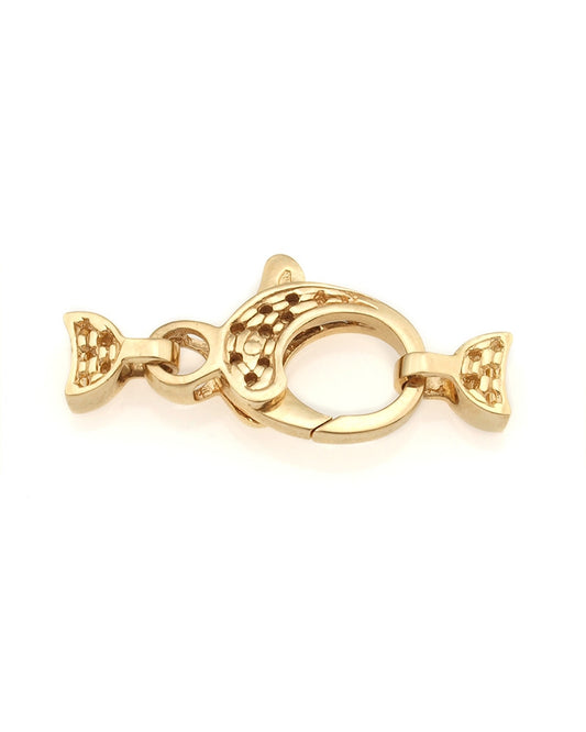 18K Yellow Gold Large Lobster Clasp 19mm