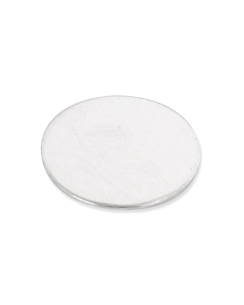 925 Sterling Silver Disc 15mm/0.5mm