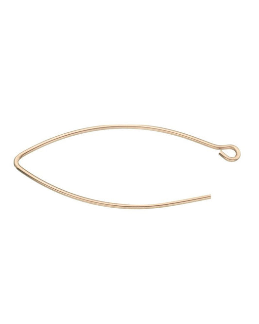 Rose Gold Filled Small Eye Saped Ear Wire
