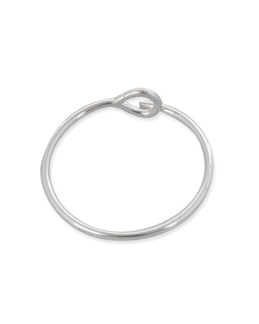 925 Sterling Silver Hoop Wire Earring 13mm