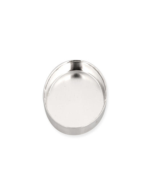 925 Sterling Silver Bezel Cup 10/14mm