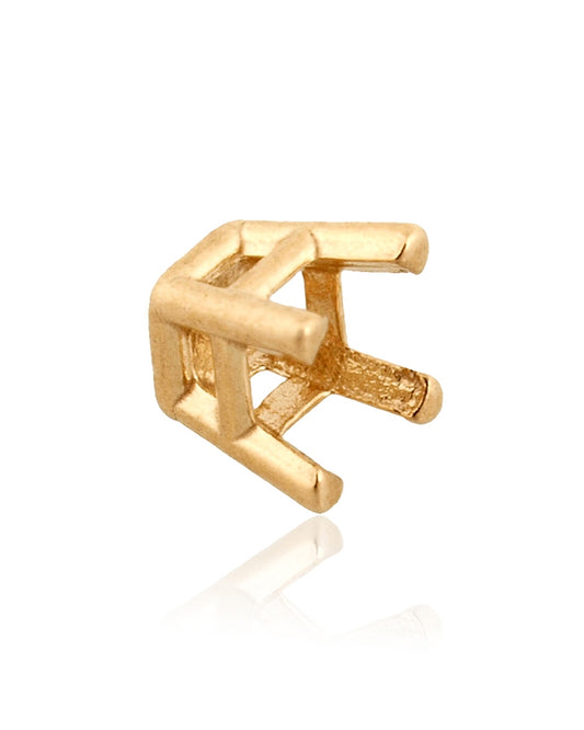 14K Yellow Gold Princess 4-Prong Basket Cast 7Pt (2mm) (30690-0200-000)