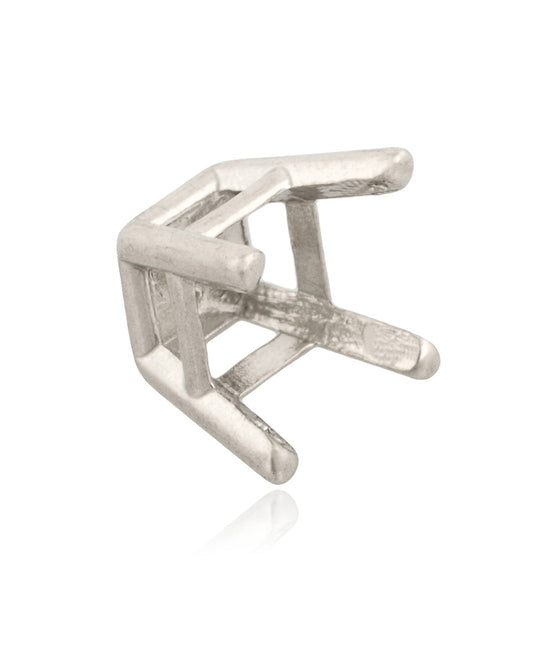 14K White Gold Princess 4-Prong Basket Cast 28Pt (3.5mm) (30617-0300-000)