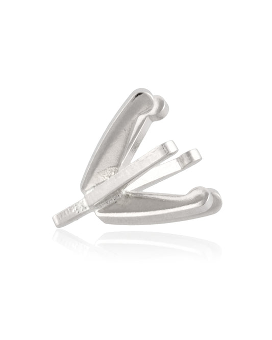 14K White Gold Martini Low Ring Head W/Peg 50Pt