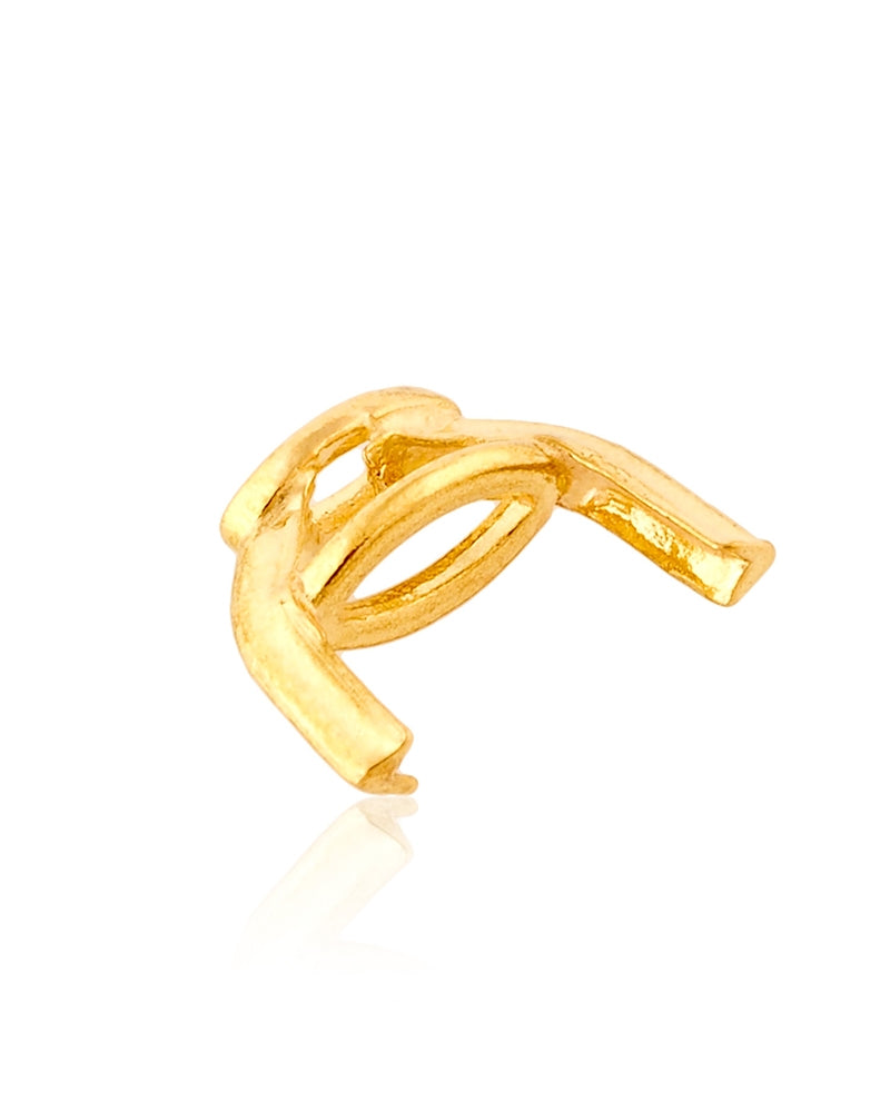 18K Yellow Gold 2 Prongs Marquize Basket Setting 2.6X4.75mm