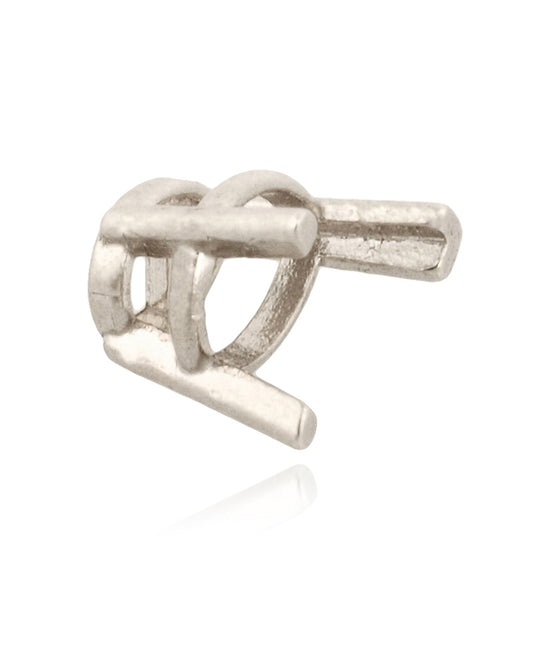 14K White Gold 3-Prong Pear Shape Basket Cast 33Pt (6X4mm) (32046-0300-000)