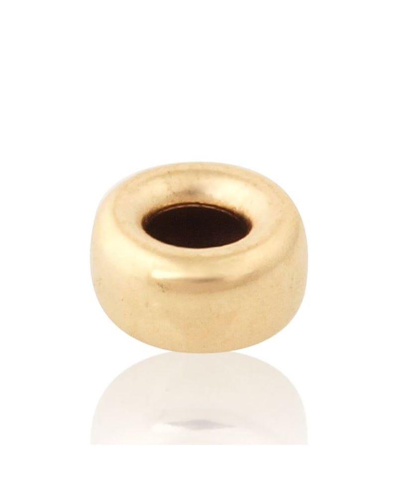 Yellow Gold Filled Roundel Bead 4mm