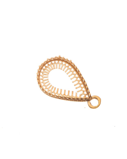 Gold Plated Bezel Cup 10/15mm Gallery 475 Both Sides +Ring