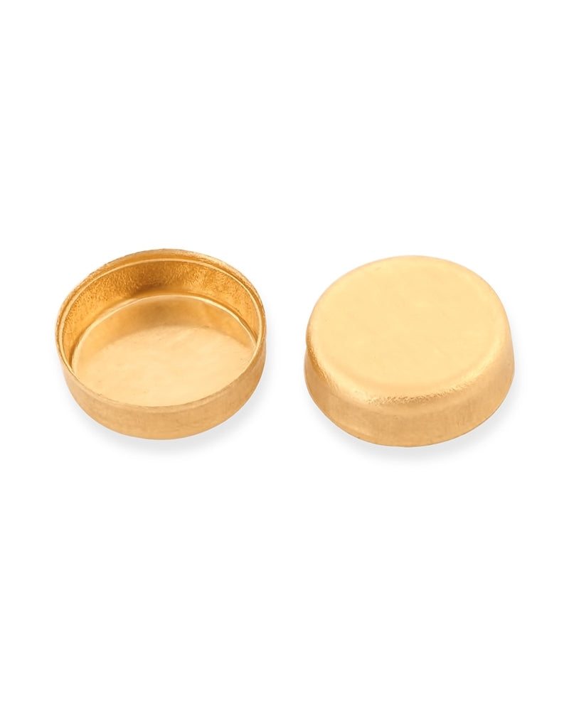 14K Yellow Gold Bezel Cup 6mm
