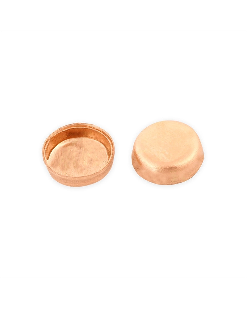 14K Rose Gold Bezel Cup 4mm