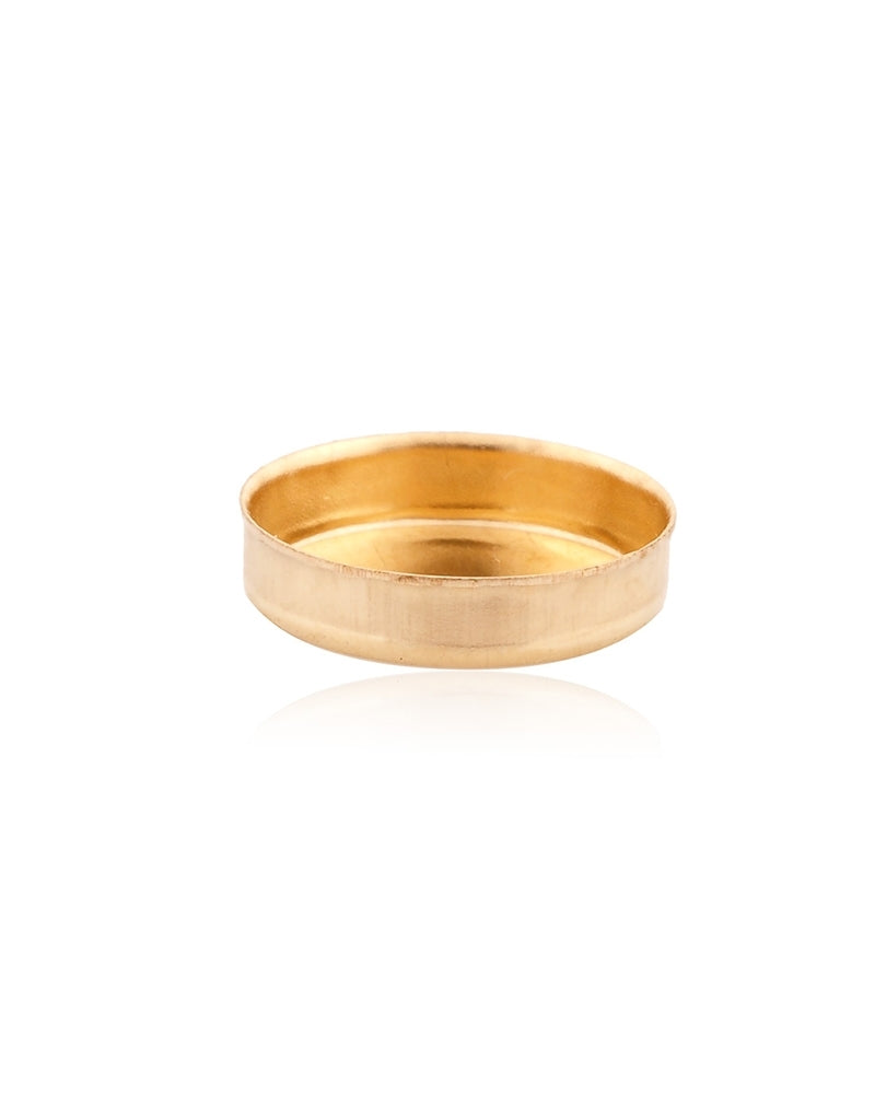 Yellow Gold Filled Bezel Cup 10mm