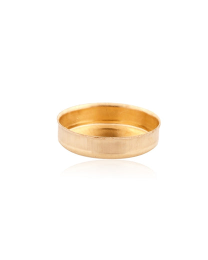 Yellow Gold Filled Bezel Cup 10mm