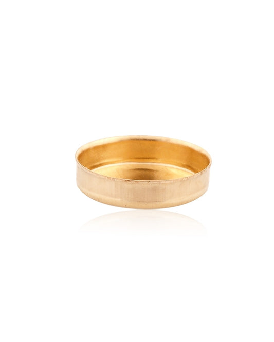 Yellow Gold Filled Bezel Cup 10mm