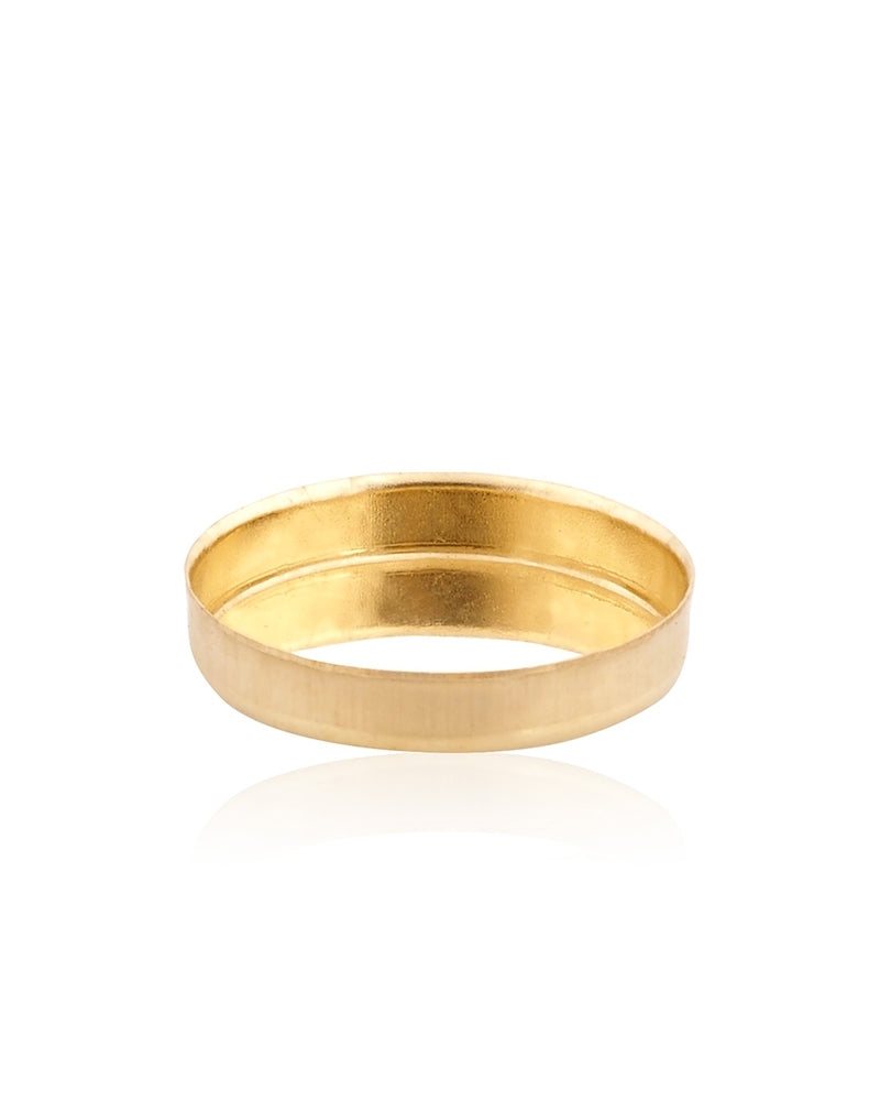 Yellow Gold Filled Bezel Cup 14mm