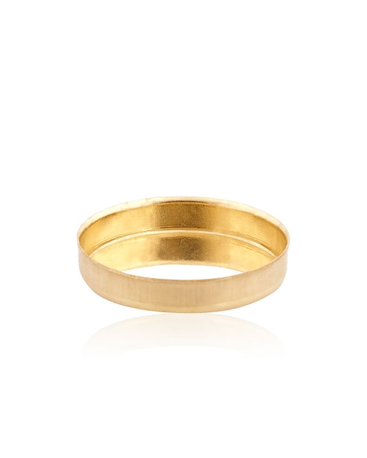 Yellow Gold Filled Bezel Cup 14mm