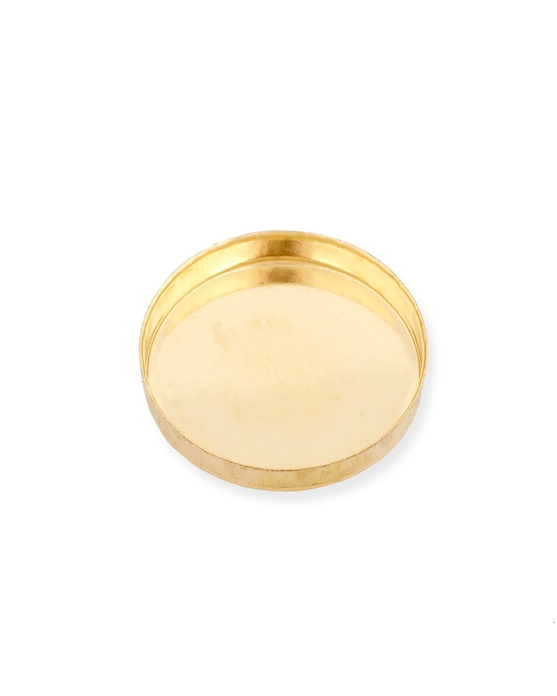 Yellow Gold Filled Bezel Cup 15mm