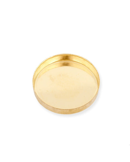 Yellow Gold Filled Bezel Cup 15mm