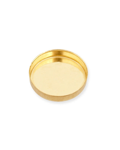 Yellow Gold Filled Bezel Cup 14mm