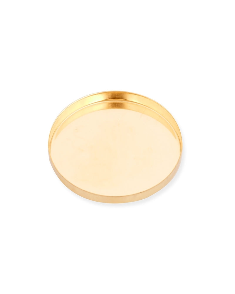Yellow Gold Filled Bezel Cup 30mm