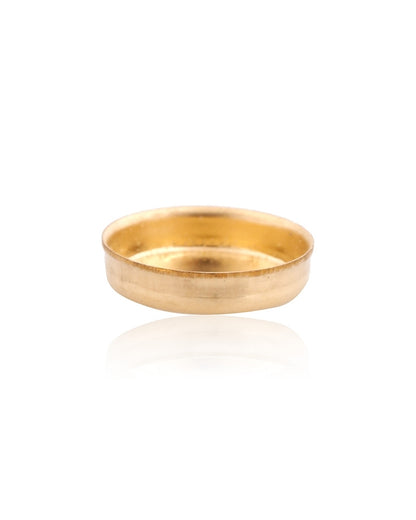 Yellow Gold Filled Bezel Cup 8mm
