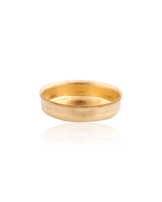 Yellow Gold Filled Bezel Cup 8mm