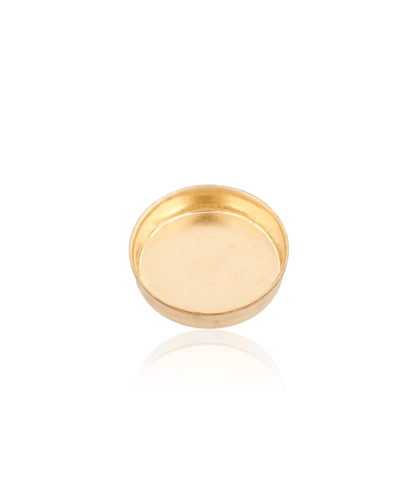 Yellow Gold Filled Bezel Cup 8mm