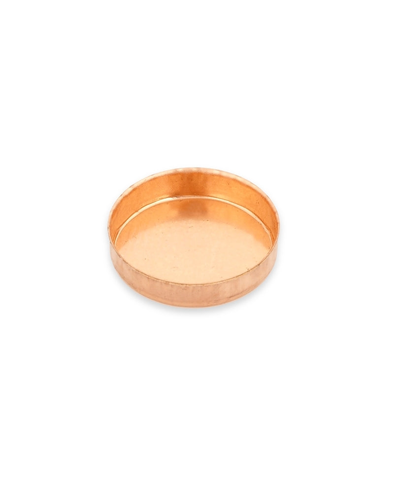 Rose Gold Filled Bezel Cup 12mm