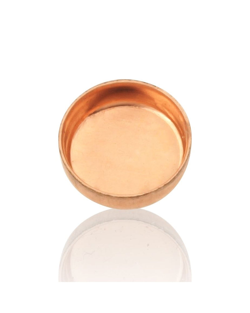 Rose Gold Filled Bezel Cup 5mm