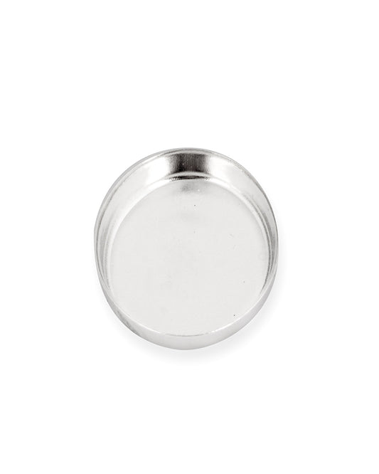 925 Sterling Silver Oval Bezel Cup 8X10mm